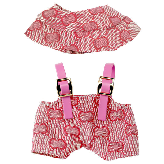 LABUBU bow tie for 17cm doll, adds charming outfit detail.