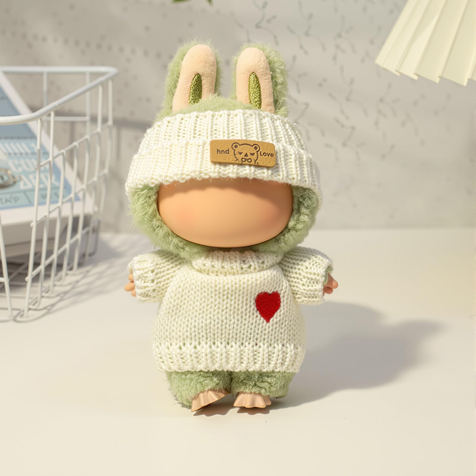 LABUBU doll clothes set presentation for display and play