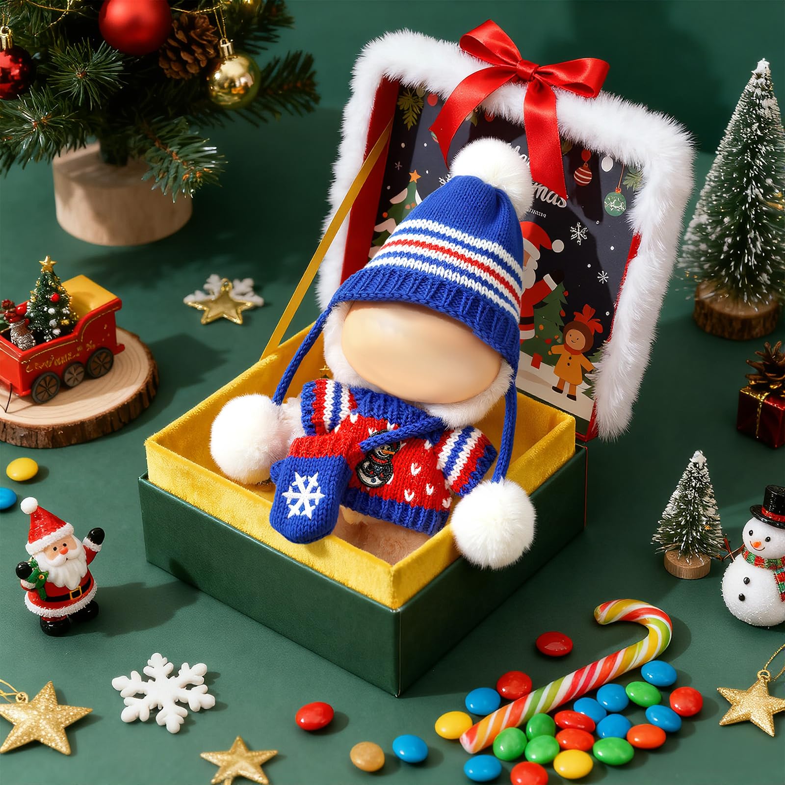 LABUBU gift-ready presentation blue set suitable for gifting during holidays.