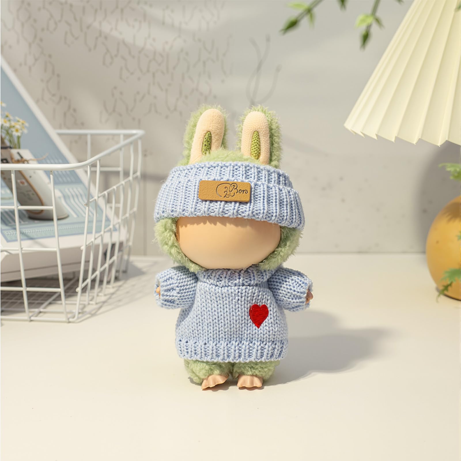 LABUBU gift-ready blue set ideal for doll enthusiasts and collectors.