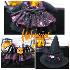 LABUBU skeleton hair clip accessory for versatile doll styling.
