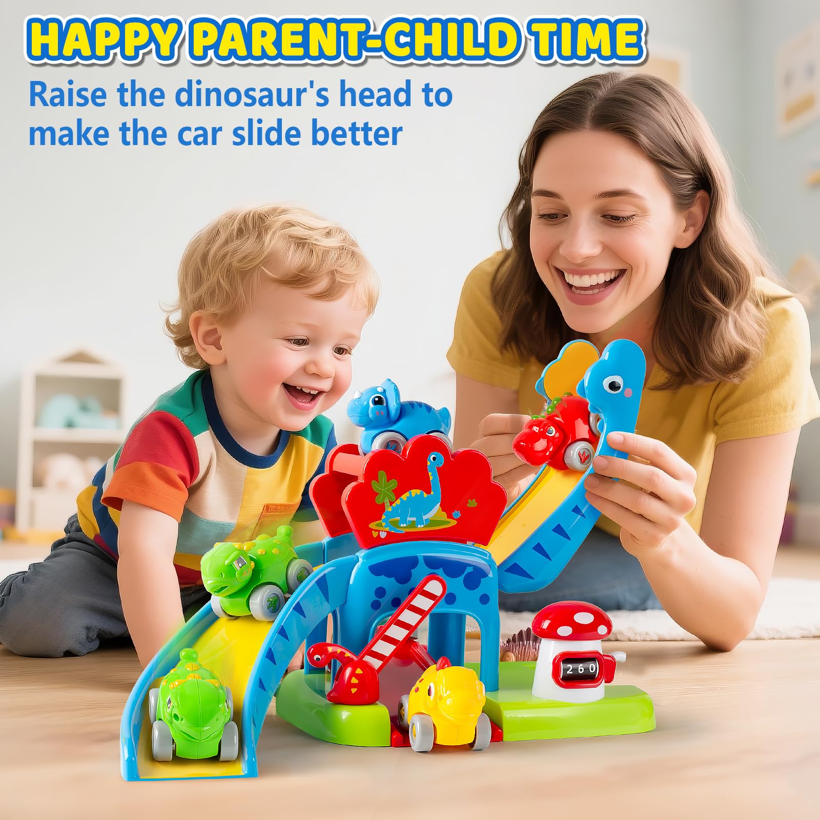 Durable BPA-free plastic with rounded edges for safe play.