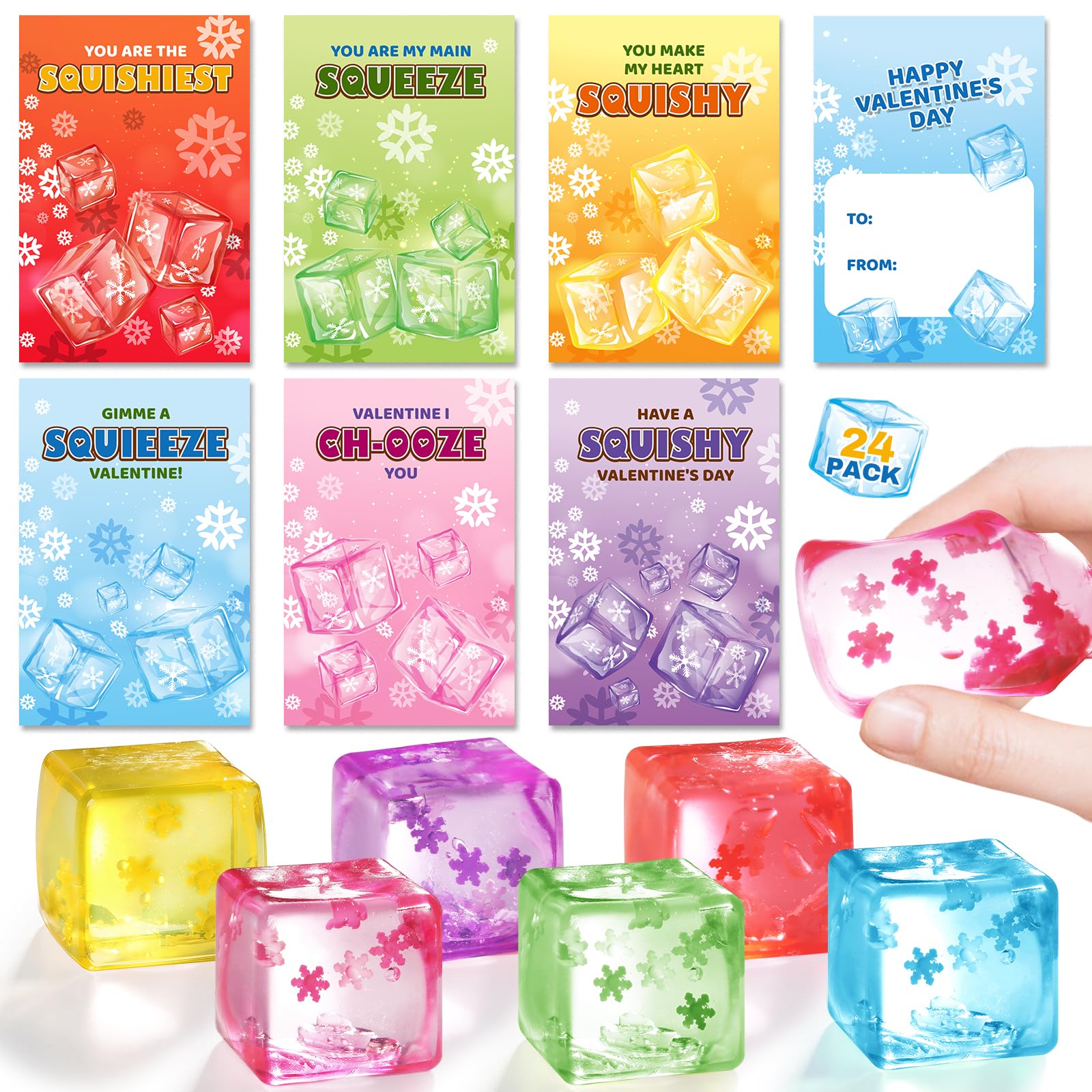 LACCHOUFEE classroom party favors with greeting cards.