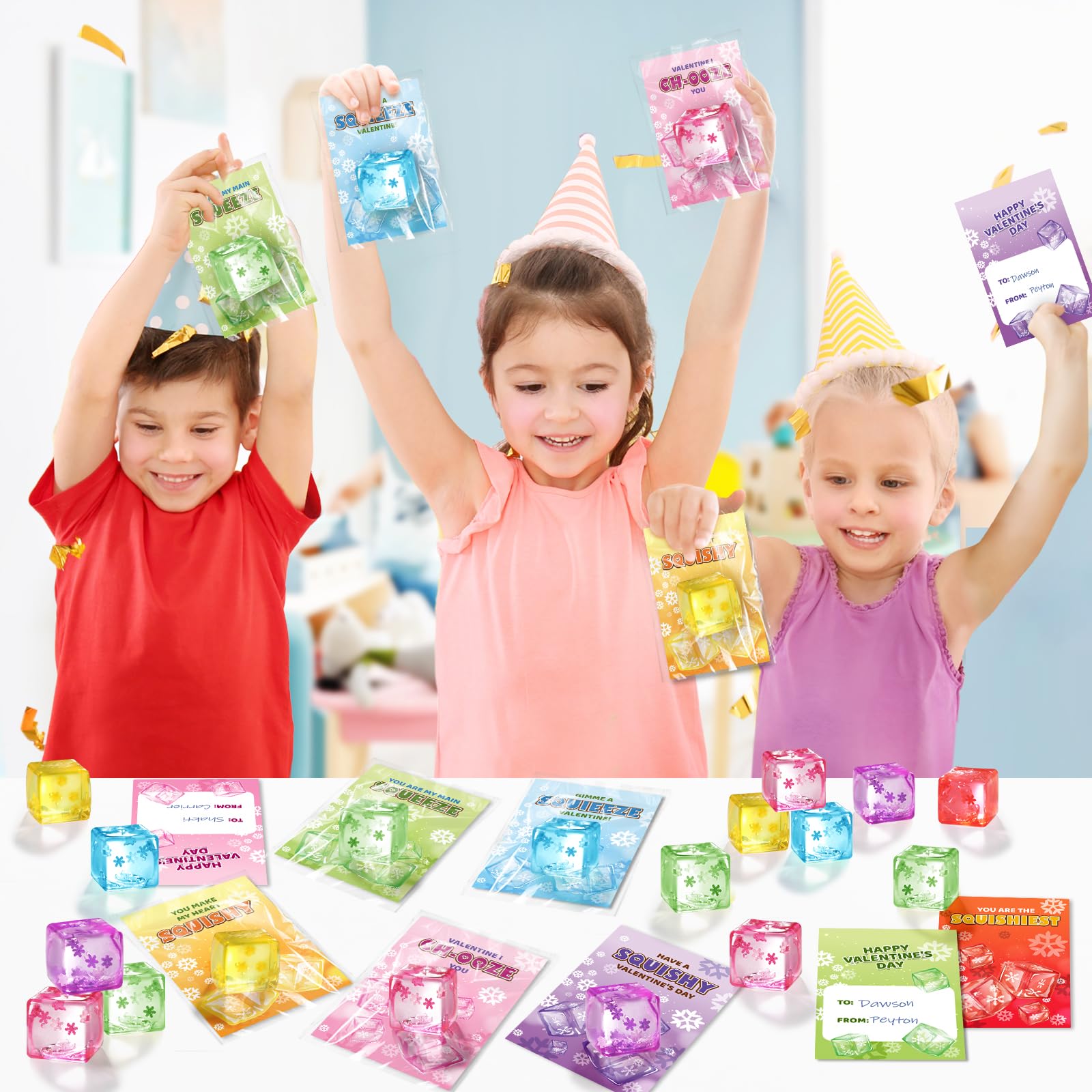 LACCHOUFEE versatile squeeze toys support collaborative party activities.