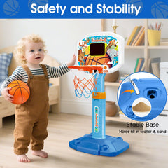 LACCHOUFEE portable hoop supports indoor and outdoor play across rooms.
