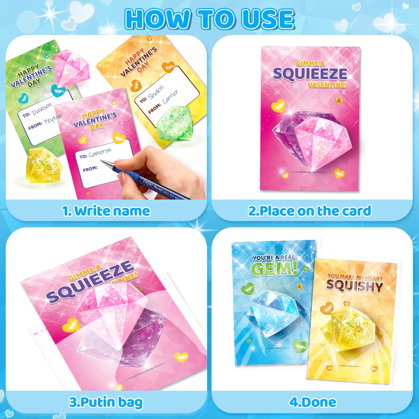 LACCHOUFEE safe materials in Valentine gems suitable for repeated play.