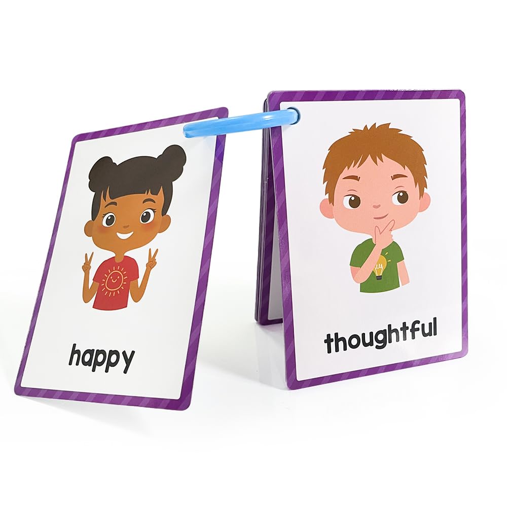 Lachilly Emotions flashcards water-resistant surface for frequent handling