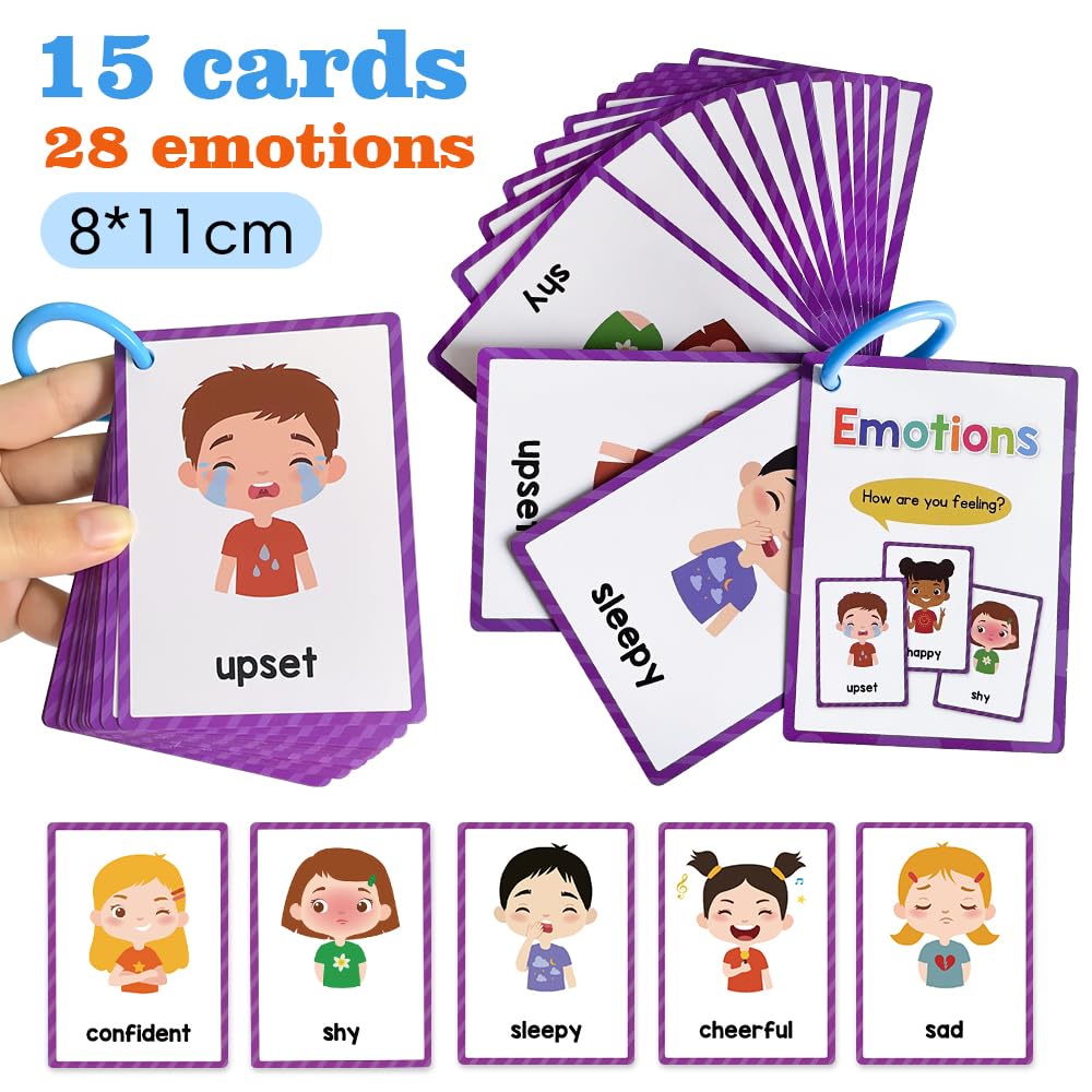 Lachilly Emotions flashcards packaging is compact for home or classroom use