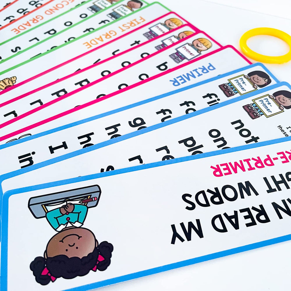 Lachilly durable waterproof flashcards resist wear in classroom.