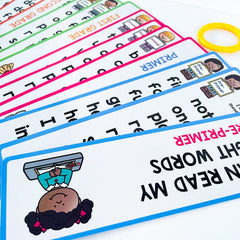 Lachilly durable waterproof flashcards resist wear in classroom.