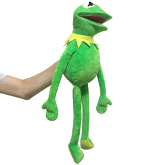 Vivid green Lacroky Kermit puppet design inspired by classic Muppet look