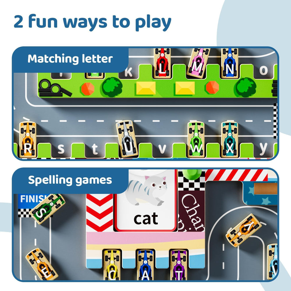 LADFAR Magnetic Maze letter board activity helps early literacy and alphabet familiarity during interactive sessions.