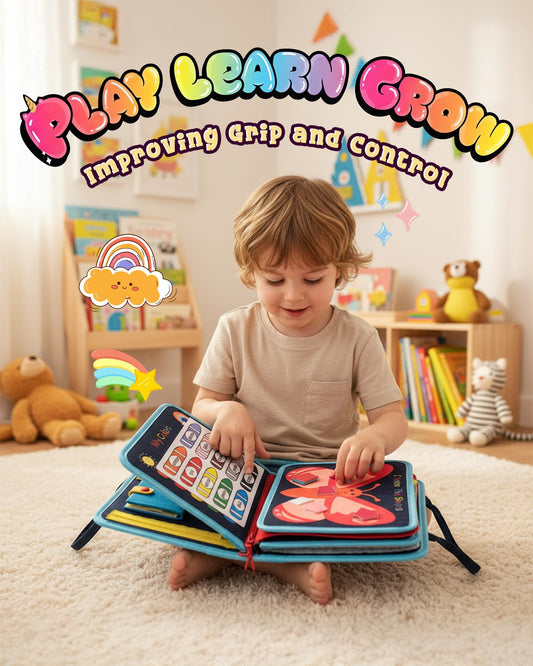 LADFAR Montessori dressing-skills focus helps kids practice zippers, buckles, and buttons.
