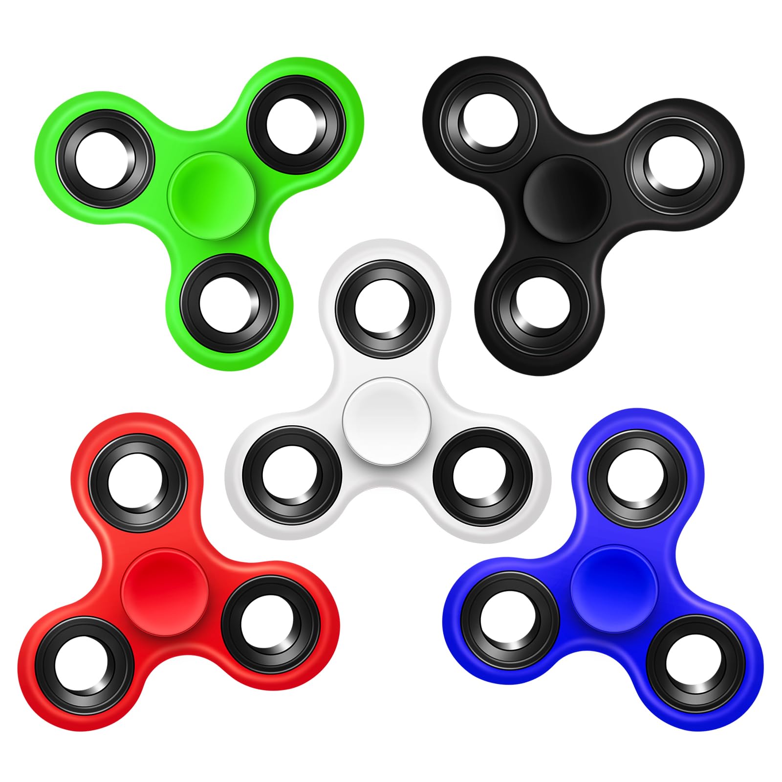 LADOWEIR fidget spinner collection pack in vibrant colors for stress relief and focus