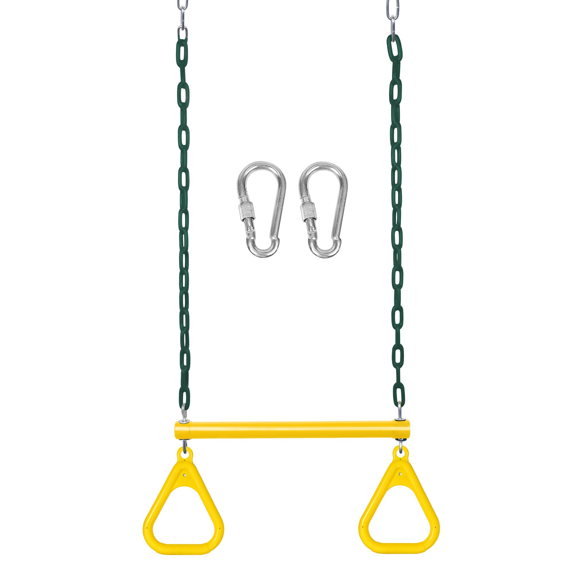 LadyRosian monkey bars design for versatile backyard or playroom use.