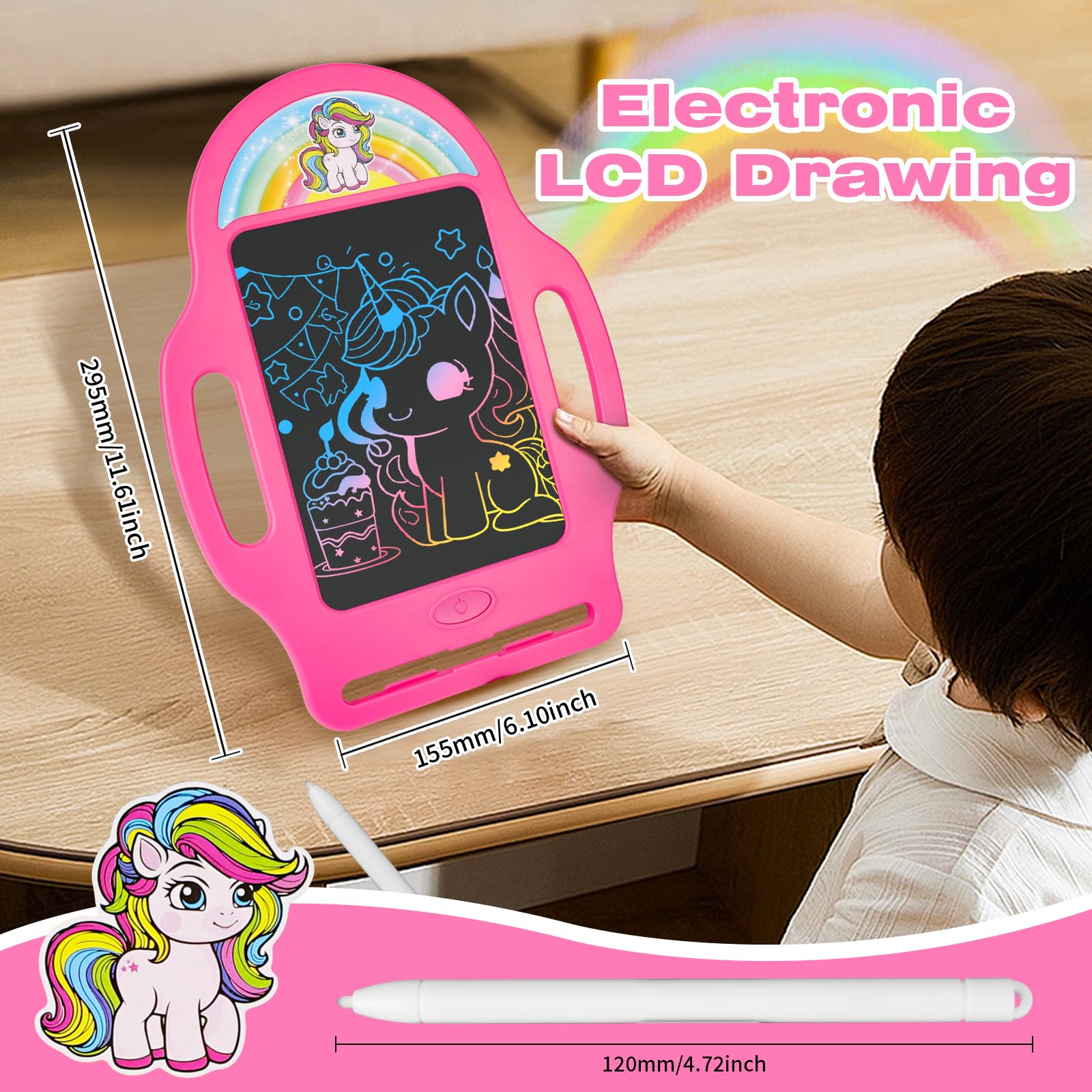 LAEBUILD travel-friendly drawing pad suited for car rides and plane trips