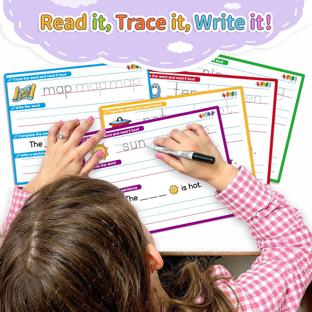 Laffunz bright illustrated CVC cards engaging learners