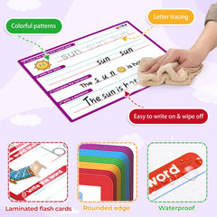 Laffunz dry-erase cards for repeated CVC practice and easy cleanup
