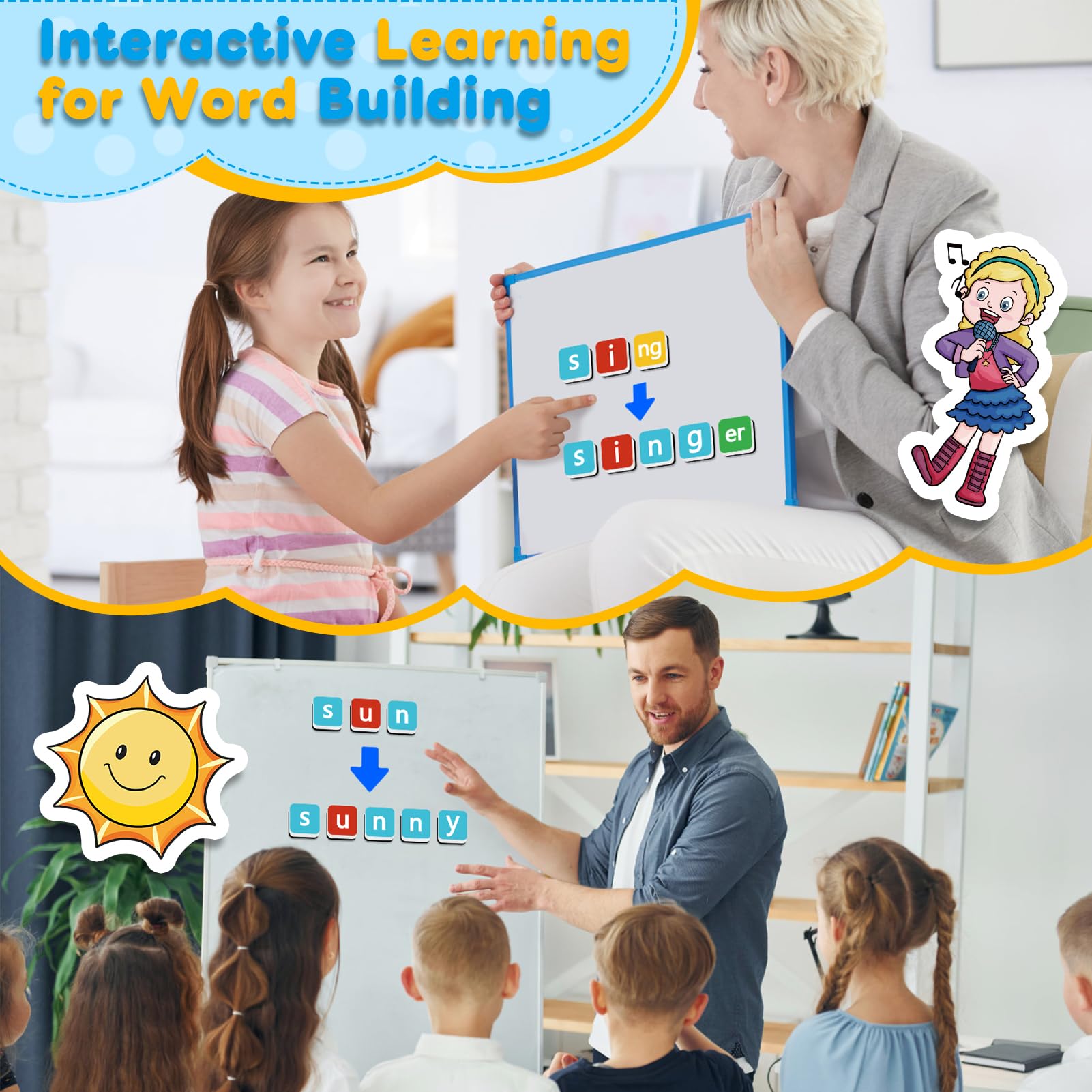 Laffunz Phonics Tiles soft foam with rounded edges for little hands