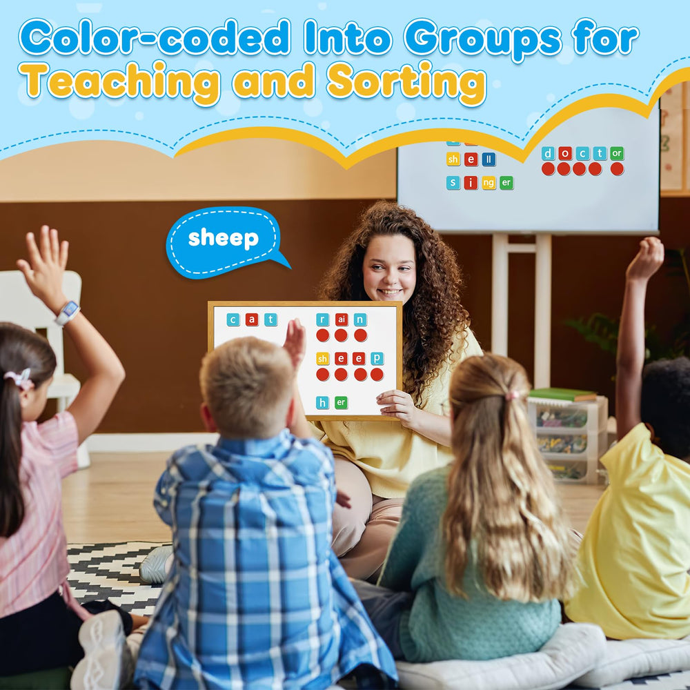 Laffunz Phonics Tiles storage bags keep learning space tidy