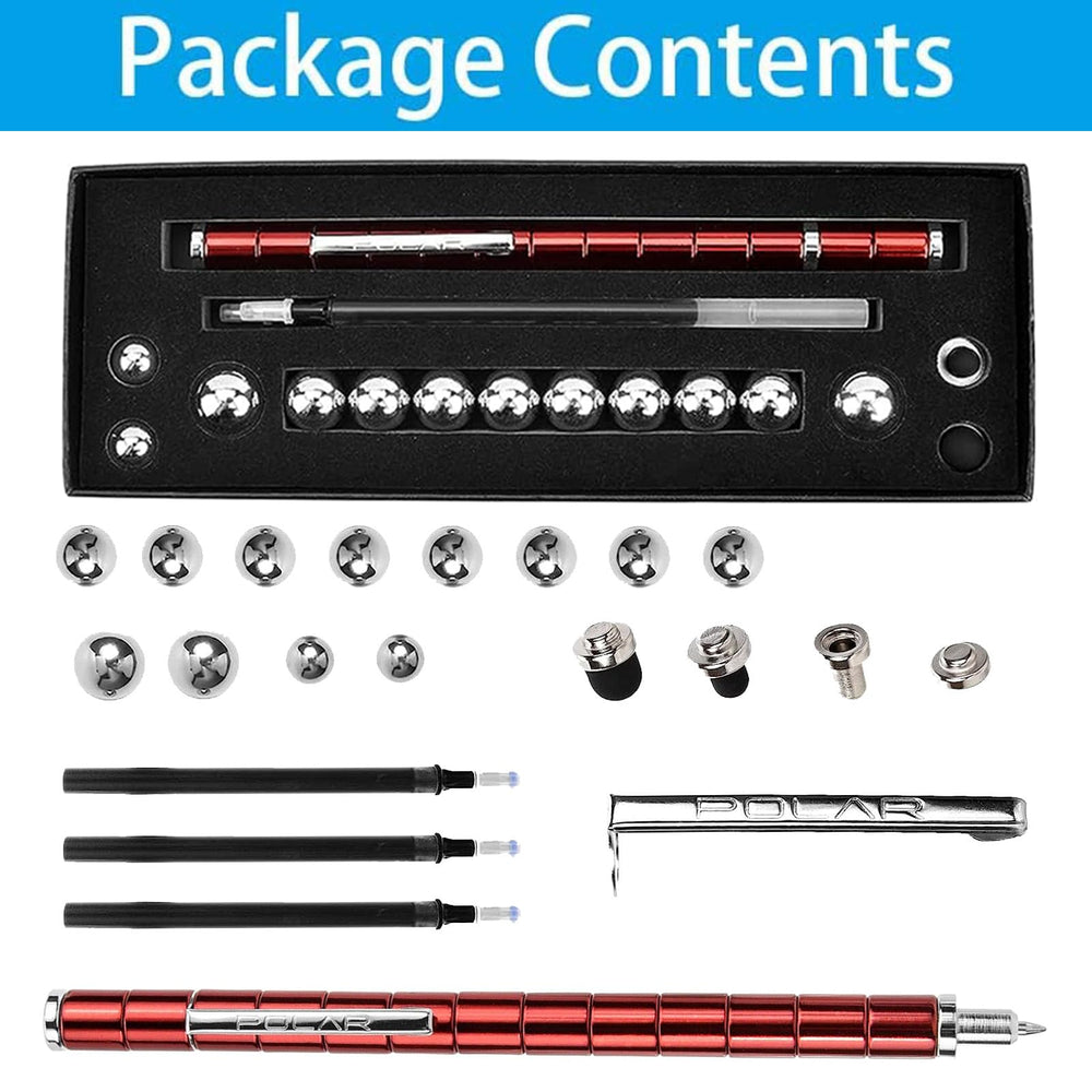 Red Lafoxla magnetic pen ideal as a desk toy and gift