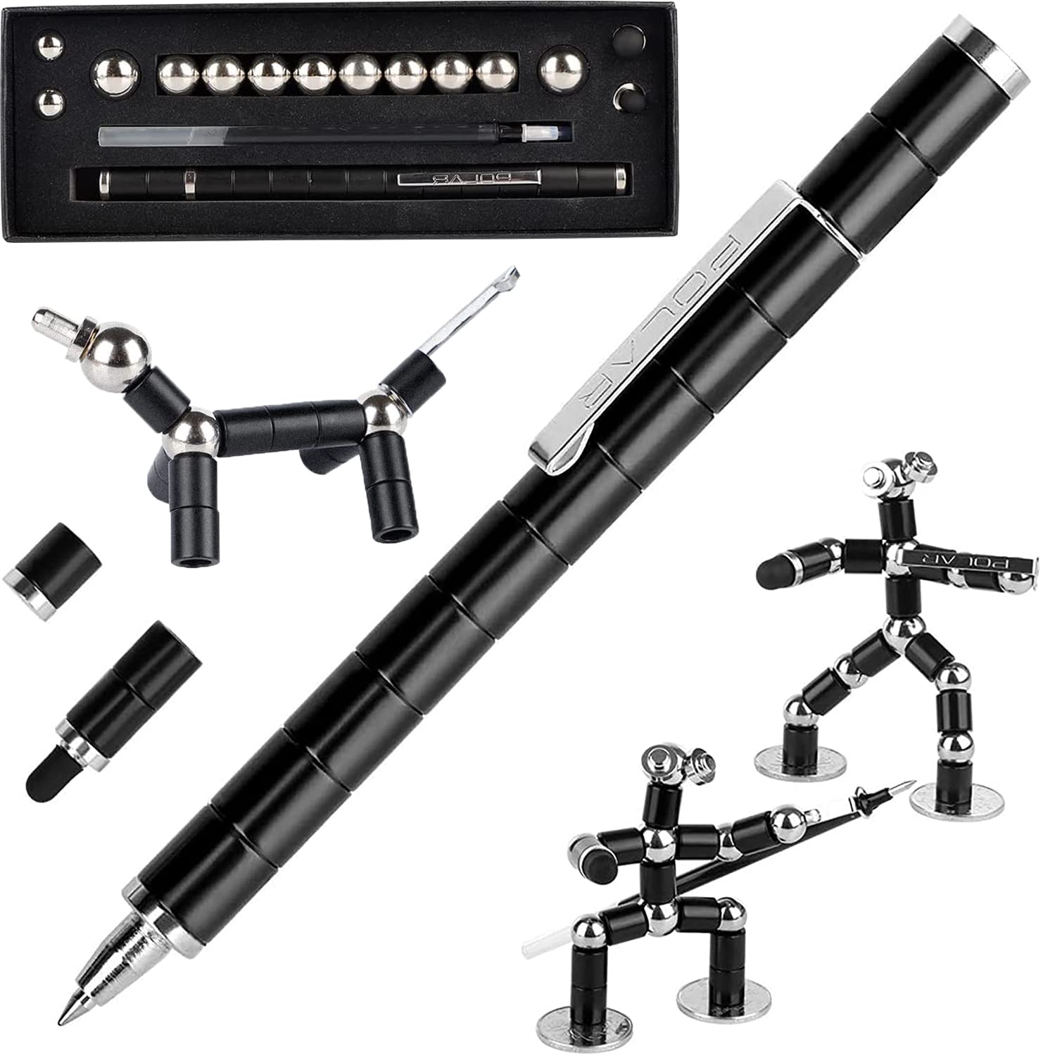 Lafoxla fidget pen includes 13 magnetic rings for versatile shapes