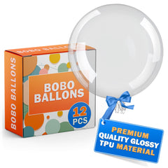 Lagarto clear balloons 20in glossy bubbles for elegant wedding decor