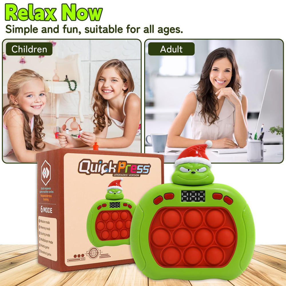 LAHAND Quick Push Bubble Rabbit portable design fits in bags for travel-friendly fun.