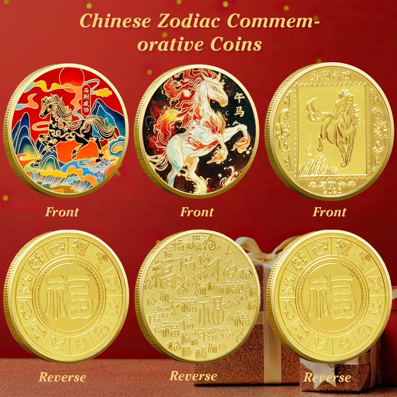 LAIAMER Coin diameter 4 cm, compact size for wallets or displays.