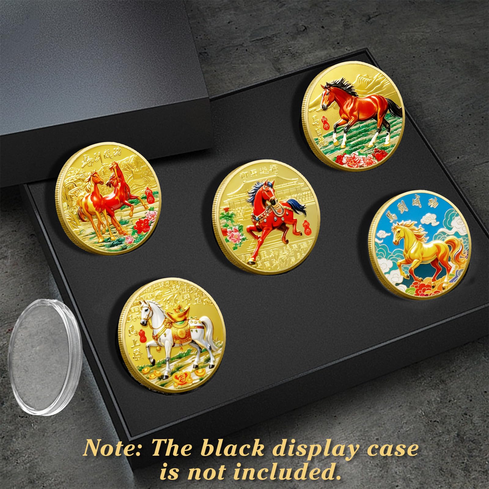 LAIAMER horse coin obverse design highlighting lifelike pattern and craftsmanship.