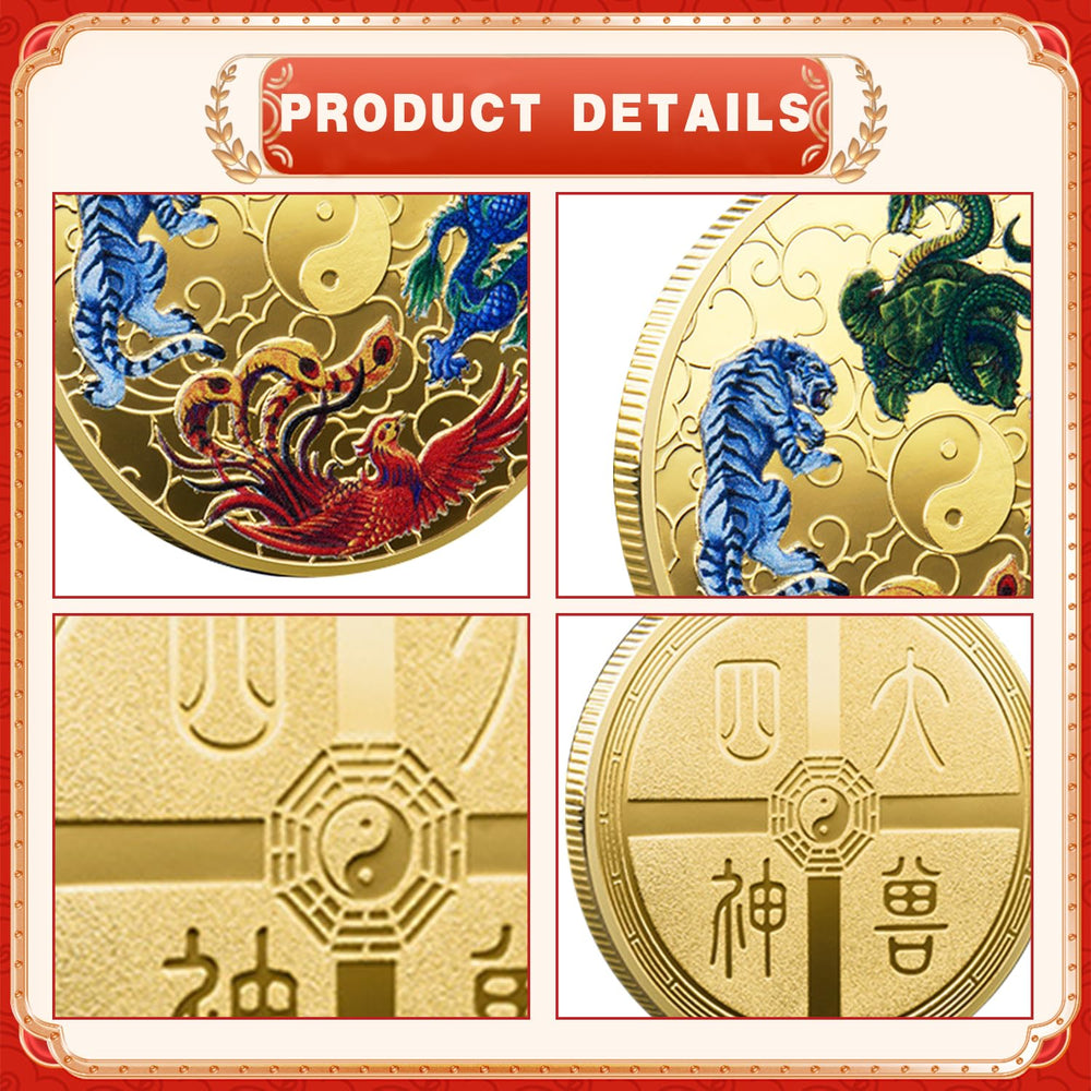 LAIAMER zinc alloy coins durable and fade-resistant for long-term display