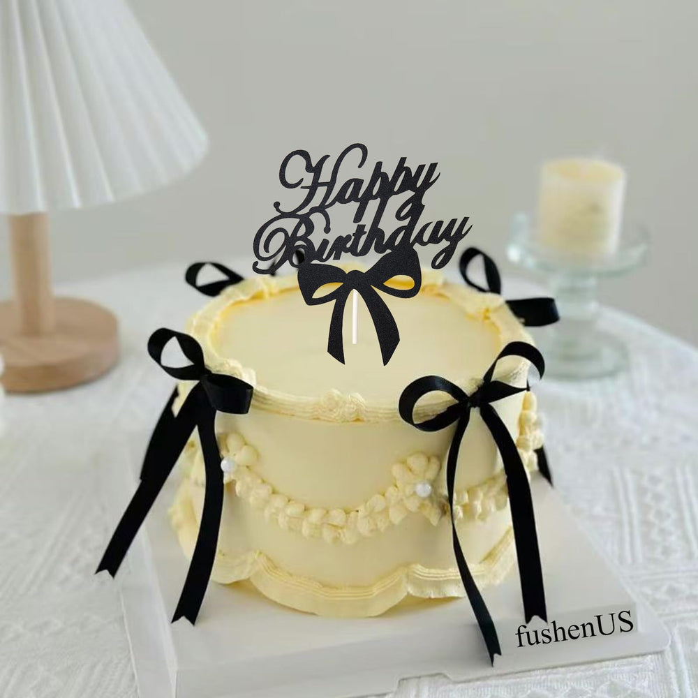 LAIFOOSHEN adjustable height bow topper for customizable cake presentation.