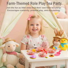 Lajeje Pink Barn Tea Cups for kid-friendly serving and storytelling moments.