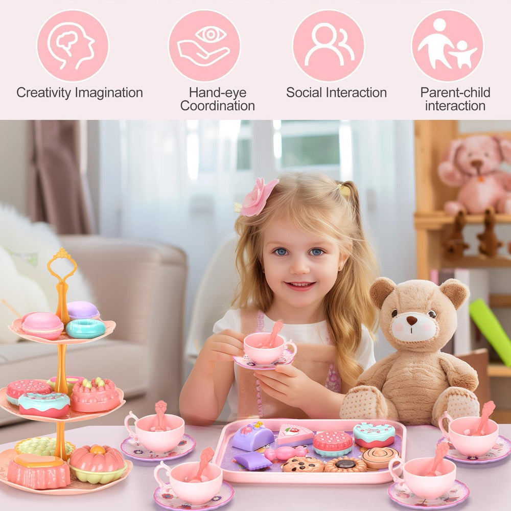 Lajeje plates spark creative snack arrangements for tiny tea-time gatherings.