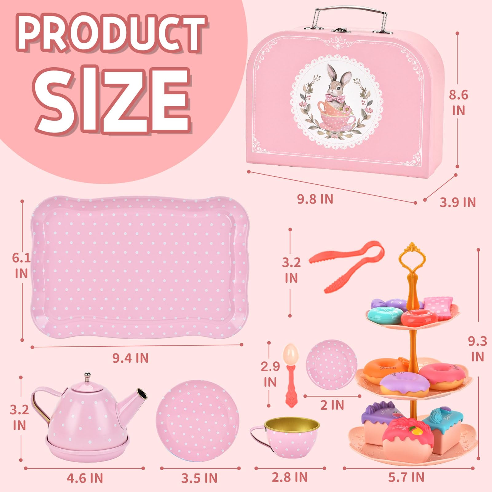 Lajeje tray keeps the party organized for serving and sharing