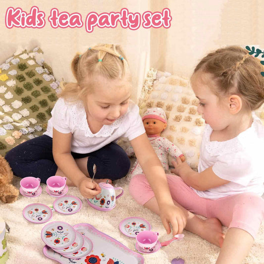 Lajeje tea set cups: easy to hold for little hosts during pretend tea parties.