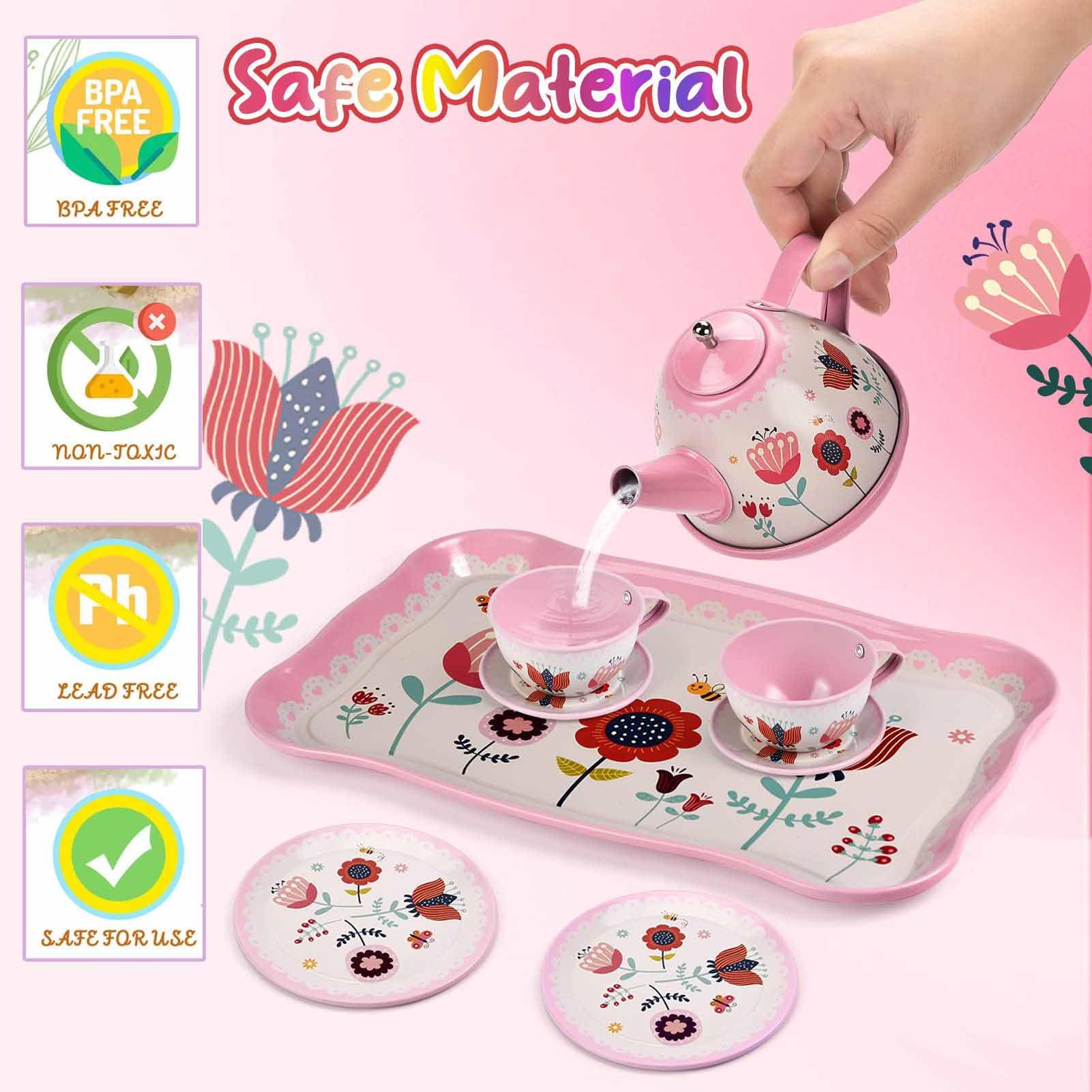 Lajeje large plates for pretend play, sturdy and safe for little hosts.