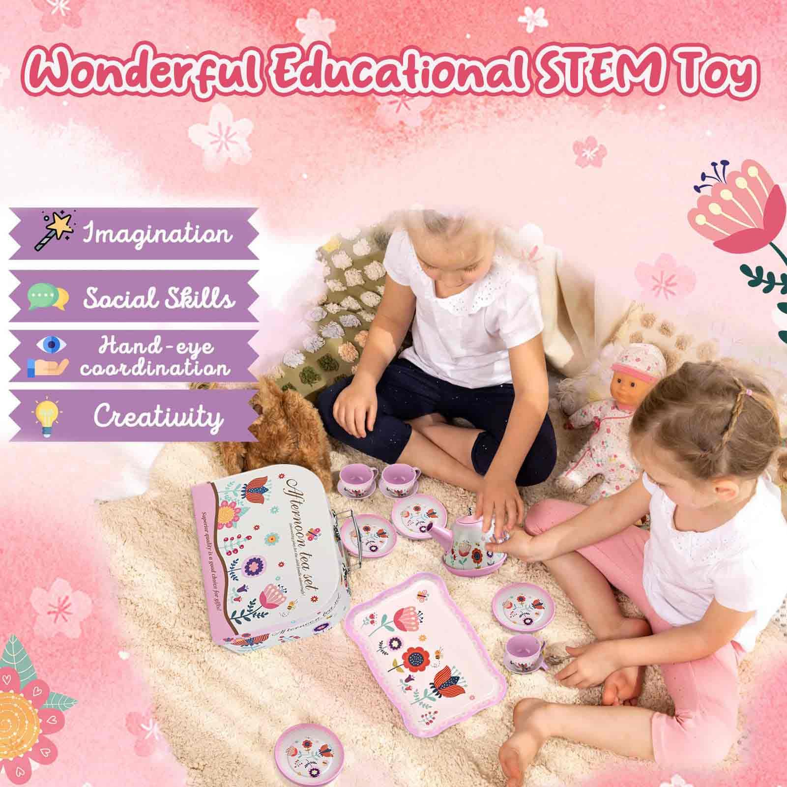Lajeje small plates for kids' tea party, ideal for treats and tiny snacks.