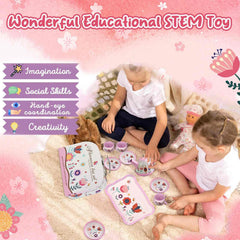 Lajeje small plates for kids' tea party, ideal for treats and tiny snacks.