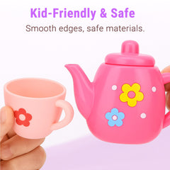 Lajeje desserts pieces add colorful pretend treats to tea time.
