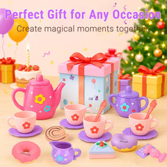 Lajeje gift-ready tea party set makes a perfect birthday surprise.