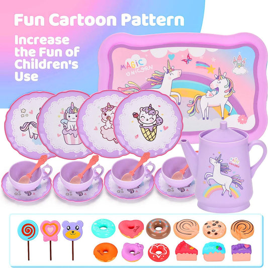Lajeje Unicorn Tea Set cups for sharing during cozy pretend tea parties