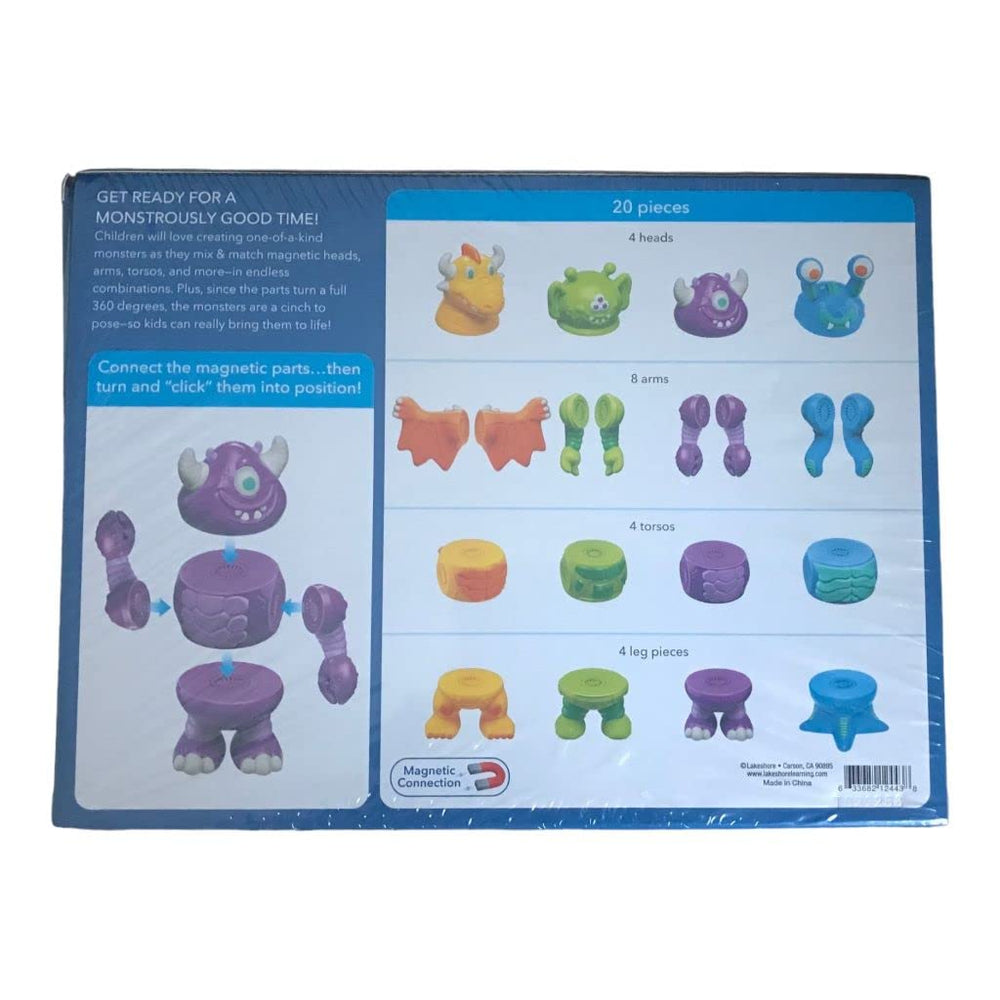 Lakeshore Magnetic Monsters pose-rotation enable 360-degree joints for dynamic poses and storytelling.