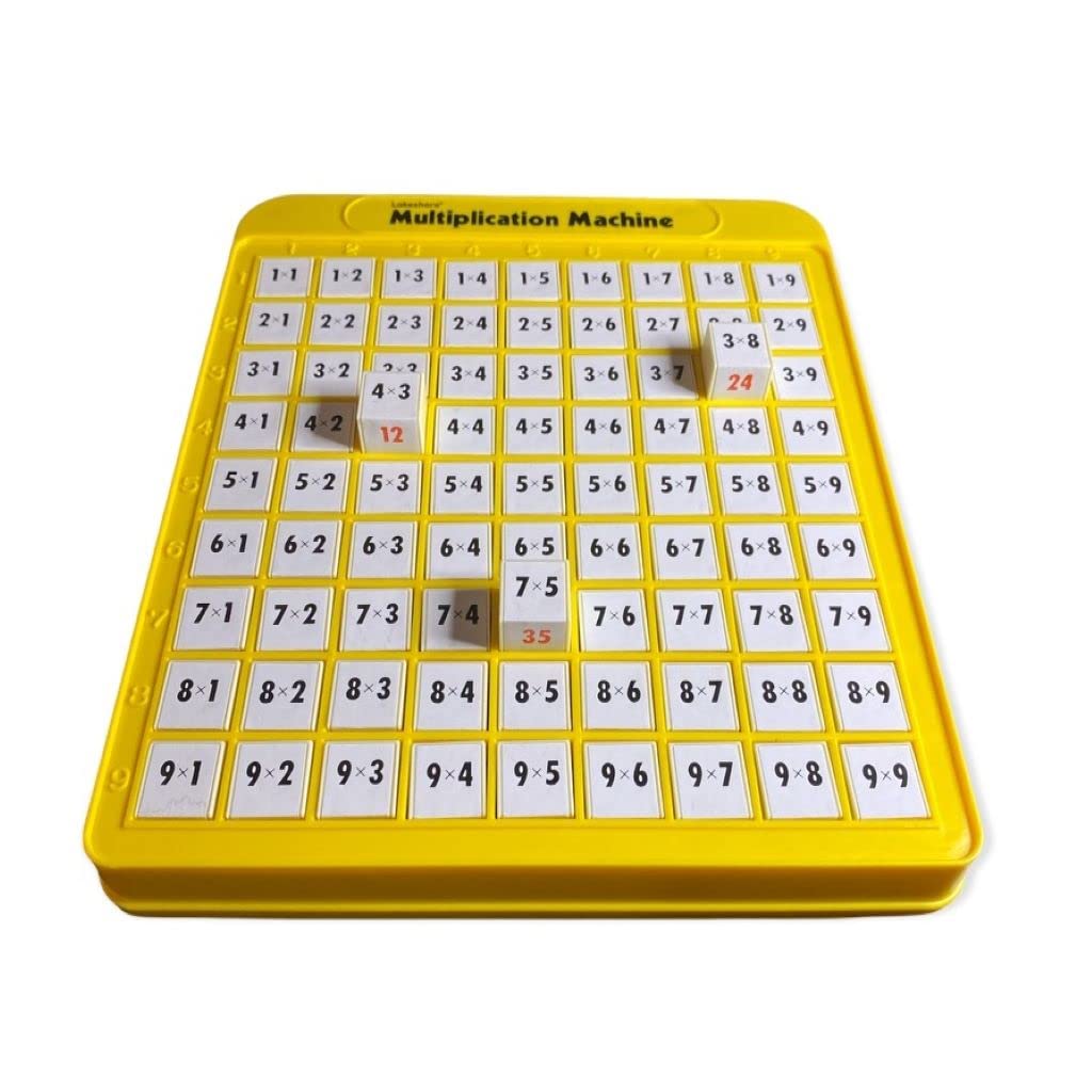 Lakeshore Multiplication Machine buttons close-up for quick feedback.
