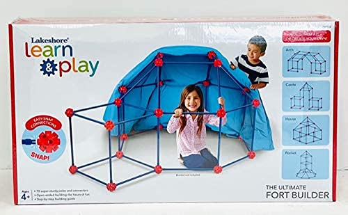 Lakeshore Ultimate Fort Builder poles offer sturdy, easy-to-assemble fort support for imaginative play.