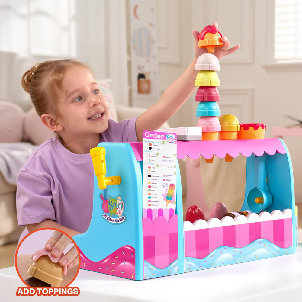 Lalalark built-in POS machine and cash register enable engaging role-play.