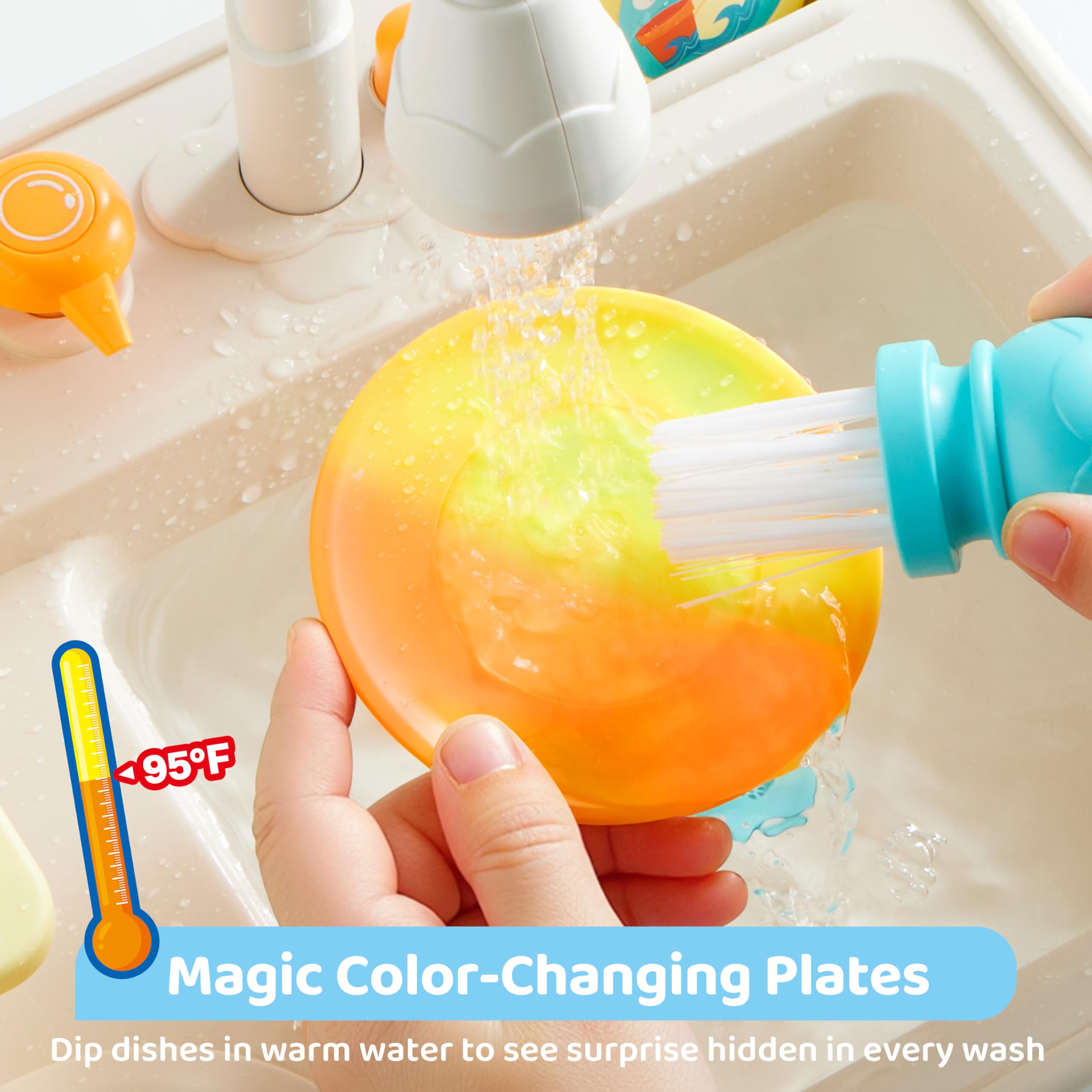 Lalalark chopping sounds feature enhances realistic kitchen pretend play