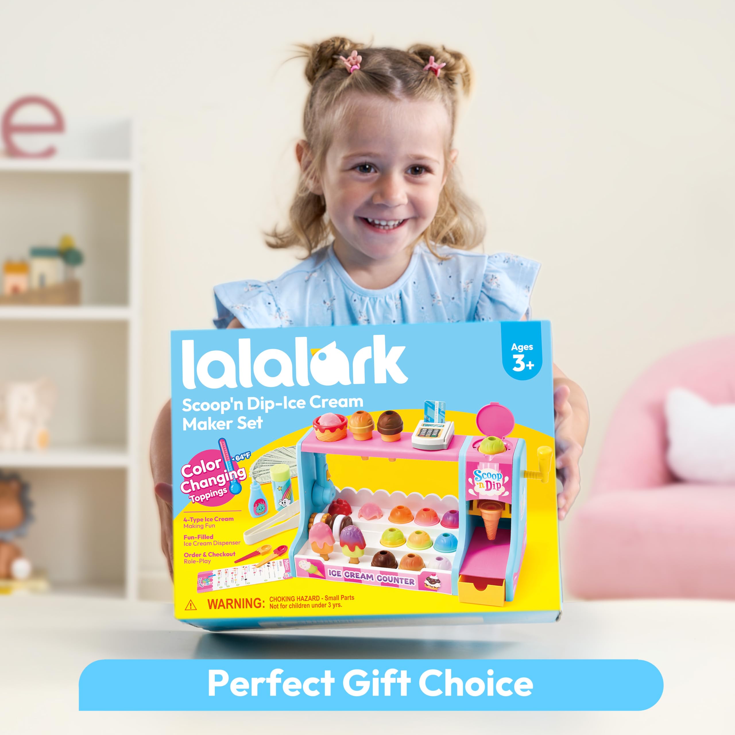 Lalalark safe, BPA-free plastic supports curious hands during everyday kitchen play.