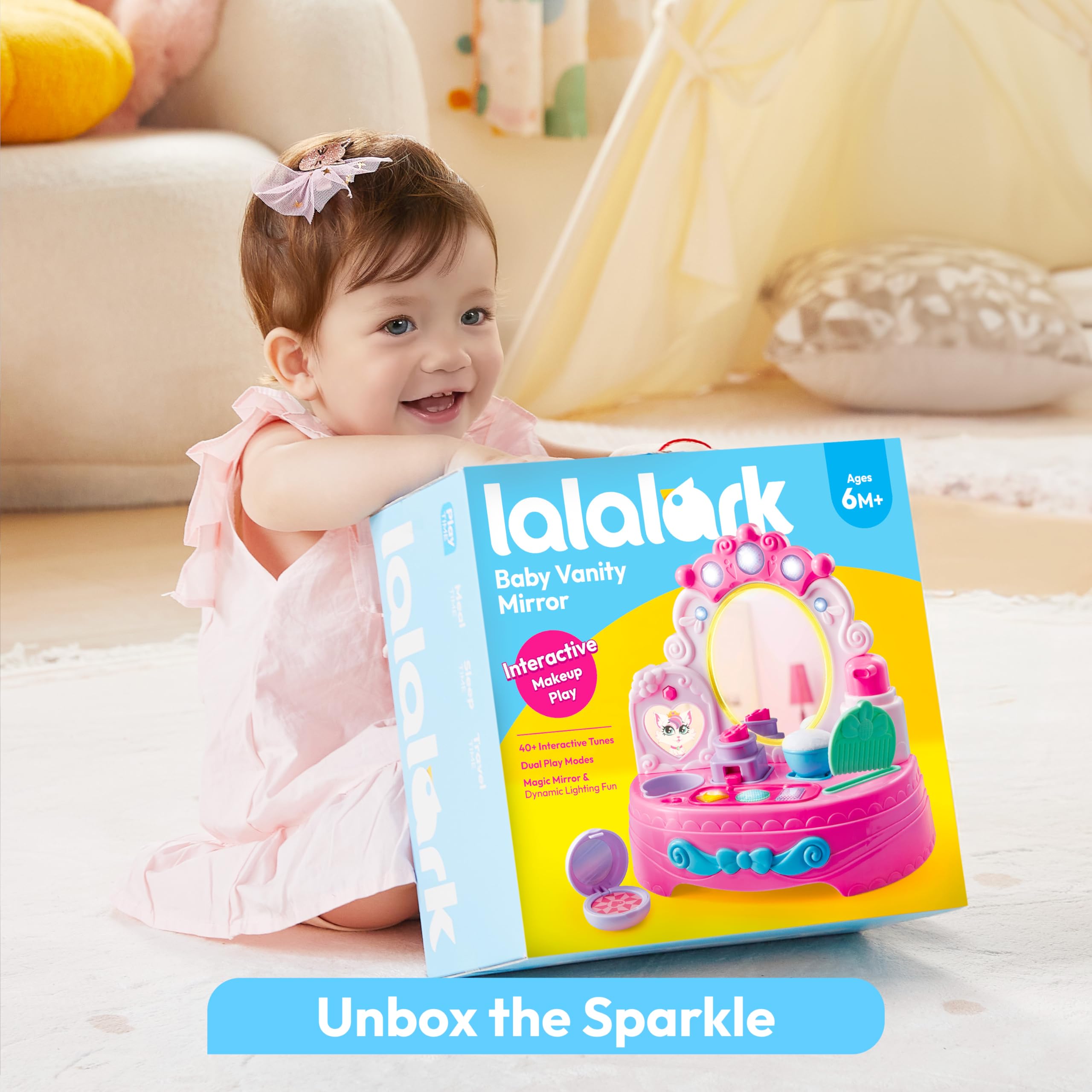 lalalark lip balm prop adds realistic pretend routines.