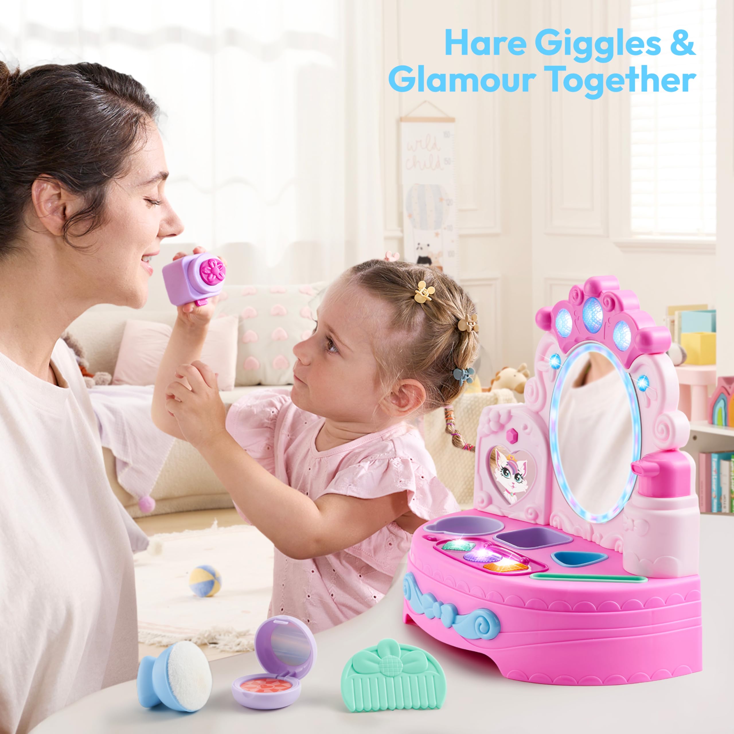 lalalark soft brush and accessories support gentle pretend grooming.